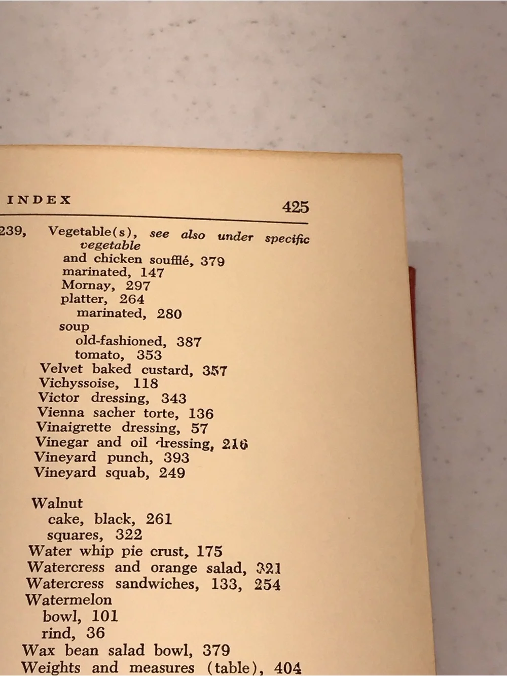 Vintage Cookbook Thoughts For Buffets 1958